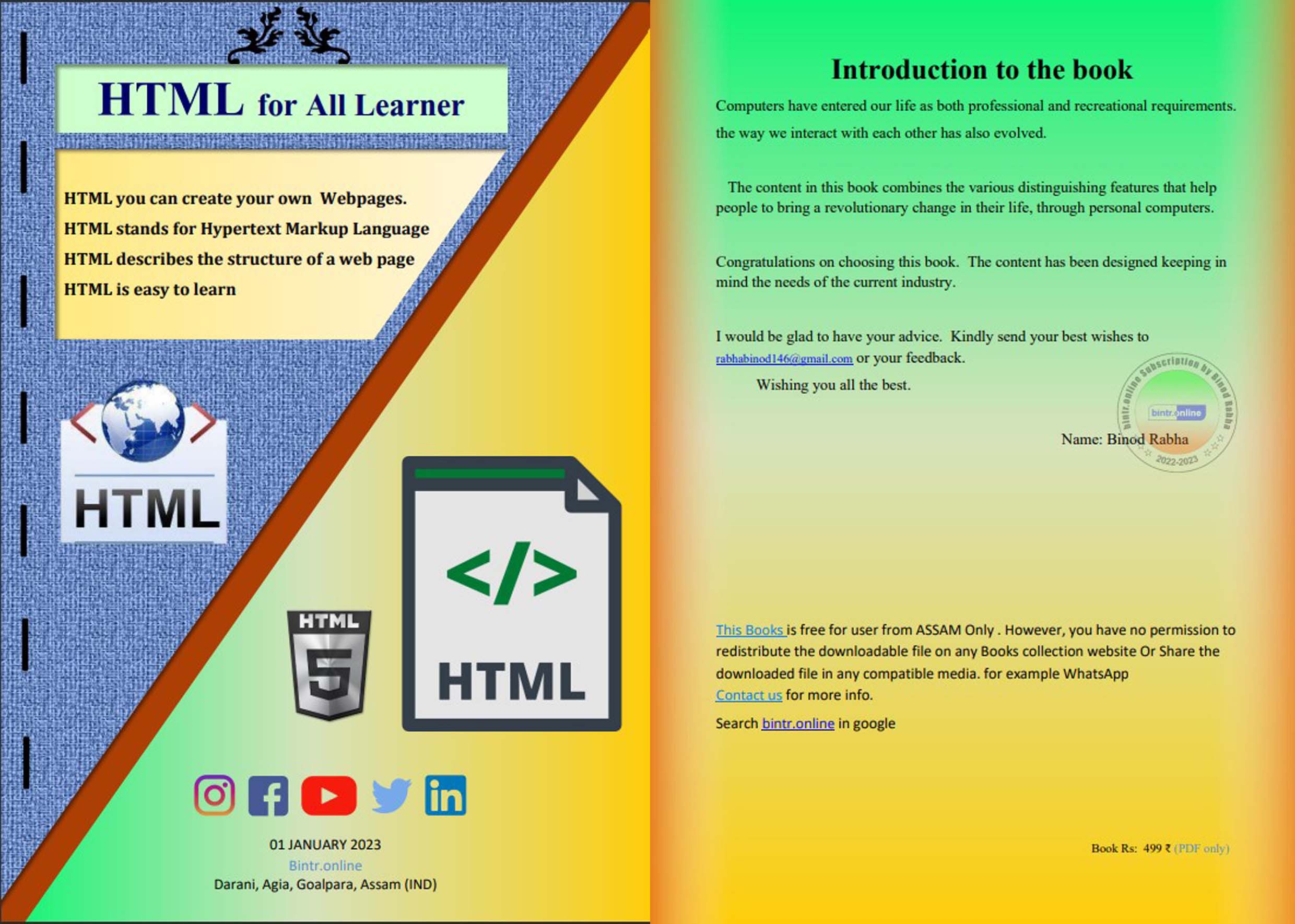 HTML(Binod Rabha)
